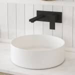 Ovia Matte White 360mm Round Counter Top Basin