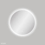 Fienza Reba LED Matte White Framed Mirror, 900mm