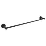 Modern National Mirage Single Towel Rail 600mm Black