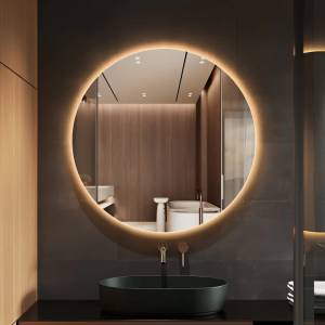 Ovia Halo Frameless 600mm Round Touchless LED Mirror Tri-Color Lighting