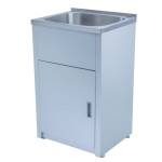 453x557x900mm 35L Stainless Steel Laundry Tub Cabinet Freestanding